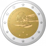 2 € юбилейная монета 2022 г. - 100-летие первого южноатлантического воздушного перехода. 