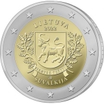 Liettua 2€ erikoisraha 2022 - Liettuan etnografiset alueet – Suvalkija