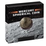 Planet Mercury Barbados $5 2022 Spherical 1oz Silver Coin