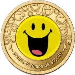 Smiley mini - medal. Laugh