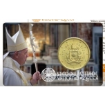 Vatican 50 cents 2022. Coin card