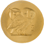 Athena’s Owl - Cook Islands 5$ 2022 99,9% gold coin. 0,5 g 