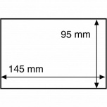  Защитные листы -обложки для банкнот BASIC  ( 145 x 95 мм). Упаковка 50 шт.
