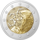 2 € юбилейная монета  2022 г. Кипр -  «35 лет Программа Эразма»