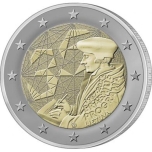 2 € юбилейная монета  2022 г. Литва -  «35 лет Программа Эразма»