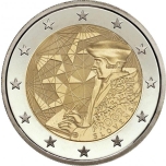 2 € юбилейная монета  2022 г. Словакия -  «35 лет Программа Эразма»
