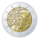 2 € юбилейная монета  2022 г. Испания  «35-летие программы Erasmus»
