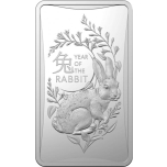 Lunar Year of the Rabbit 2023 Australia $1 1/2 oz 99,9% Silver Coin