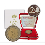 Monaco 2022 a 2€ juubelimünt -  prints Albert I surma 100. aastapäev