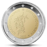 Soome 2022. a 2 € juubelimünt - kliimauuringud Soomes
