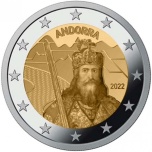 Andorra 2€ commemorative coin 2022 -The legend of Charlemagne