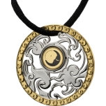 Символы Жизни «Луна» -   -Барбадос 10 $ 2022 г. монета -подвеска  с золотом и серебром