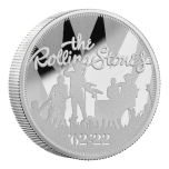 The Rolling Stomes-Musiikkilegenda.  Iso-Britannia 5 £ 2022  99,9%  hopearaha, 2 unssi