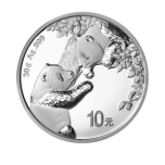  «Панда» Китай 10 юань 2023 г 99,9% серебрянная монета, 30 г.