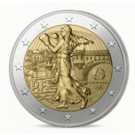 2 € юбилейная монета Франция 2022.г. - Летние Олимпийские игры 2024 в Париже