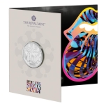  «Легенды музыки» - The Rolling Stones. Великобритания 5 £ 2022 г. Mедно-никилиевая монета.