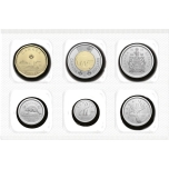Дань уважения королеве Елизавете II. Набор ходовых монет, Канада,  2022 г.