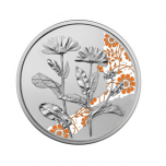 Lillede keel. Saialill.  - Austria 10 € 2022.a. värvitrükis 92,5% hõbemünt, 15,5 g
