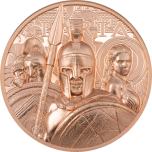 Sparta - Cook Islands 1$  2023 Copper Coin. 50 g  