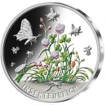 "Страна насекомых" - Места обитания насекомых. Германия, 5€, 2022, монета из недрагоценного металла.
