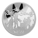  «Легенды музыки» - The Rolling Stones, Великобритания 10 £ 2022 г 99,9% серебряная монета 155,5 г.