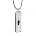 Little Black dress. Niue 1 $ 2023   99,9% silver coin-pendant. 8,3 g