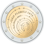 Slovenia 2€ erikoisraha 2023 - 150 vuotta matemaatikko ja tähtitieteilijä Josip Plemeljin syntymästä