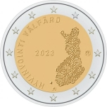 2 € юбилейная монета 2023 г. -Социально-медицинское обслуживание