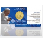 Vatican 50 cents 2023. Coin card