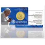 Vatican 50 cents 2023. Coin card