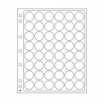 Пластиковый лист ENCAP для монет в капсуле 22,5/23 мм (2 €) - 2 листа в упоковке 