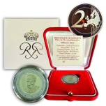 Monaco 2023 a 2€ juubelimünt -  prints Albert III 100. sünniaastapäev
