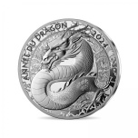 Lunar Year of the Dragon 2024. - France -10€ 2024 99,9 % Silver Proof coin 22,2 g