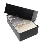 Archive box LOGIK for 500 Banknotes,  Black