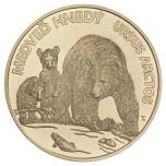 ”Slovakian eläimistö ja kasvisto. Ruskea karhu." Slovakia 5€ 2023 erikoisraha 