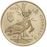 ”Slovakian eläimistö ja kasvisto. Mustahaikara". Slovakia 5€ 2023 erikoisraha 