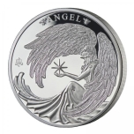 Lucky Angel. Saint-Helena, Ascension and Tristan da Cunha 1 £- 2024 99,9 % silver coin, 1 oz