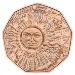 NEW YEAR COIN 2024  - 5 € 2024 copper coin, 8,5 g