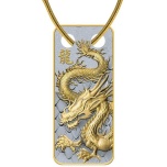 Lunar Year of the Dragon 2024 Cameroon 500 Francs CFA  99,9% silver coin /pedant, 10 g.