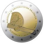 Slovenia 2€ erikoisraha 2024 - Kansallis- ja yliopistokirjasto (Narodna in univerzitetna knjižnica) 250 vuotta