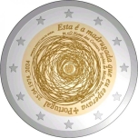 2 € юбилейная монета 2024 г. Португалия - 50-летие революции 25 апреля 1974 года 