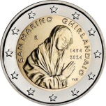 San Marino 2€ erikoisraha 2024 - 530 vuotta Ghirlandaion kuolemasta