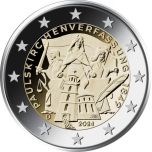 Saksa 2€ erikoisraha 2024 -175th anniv. Constitution of St. Paul's Church  (5 raha setti AGDJF rahapaja)
