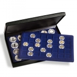 Presentation case PRESIDIO TRIO for 105 2€ coins in 26 mm capsules 50X50mm