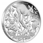 "Perth Mint 125. aastat" - Austraalia 1 $ 2024.a. 1-untsine 99.99% hõbemünt 