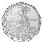 New Years Coin 2025-“Dance Away”  - Austria 5 € 2025 92,5%  Silver coin, 7,78 g
