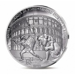 UNESCO - Colosseum, Rooman historiallinen keskusta Ranska 10€ 2025.v. 99,9 % hopearaha, 22.2 g