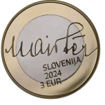 Slovenia 3 € commemorative coin 2024 - 	150th birthday of Rudolf Maister