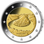 2 € юбилейная монета 2025 г. Германия - Саар (Сааршляйфе) 