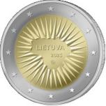 2 € юбилейная монета 2025 г. Литва - Оборона страны 
